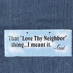 Inspirational Wall Plaque with Quote